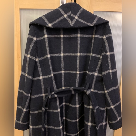 Ann Taylor wool blend windowpane coat Size MP - Picture 7 of 16